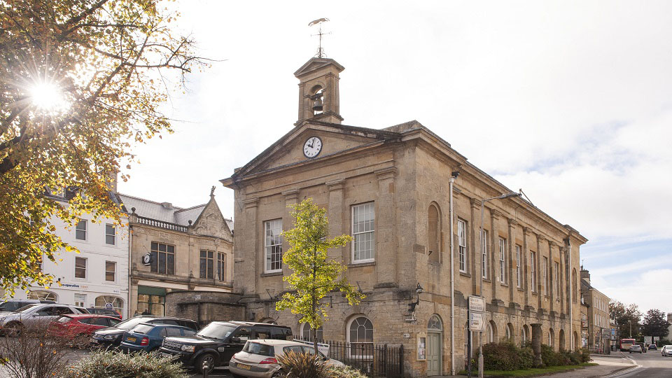 a building with a clock on it