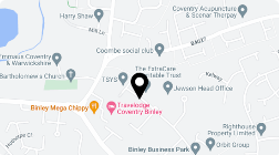Coventry office map