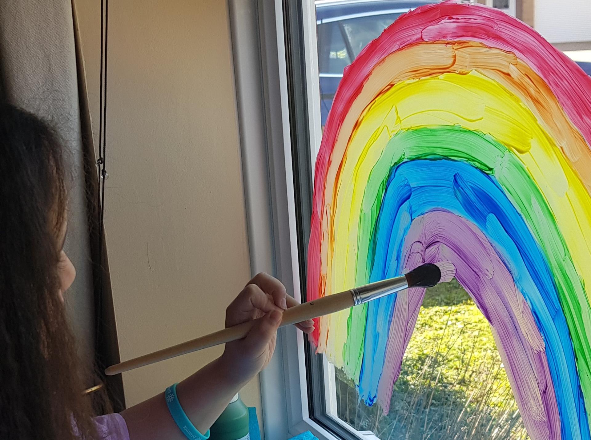 rainbow window NHS support