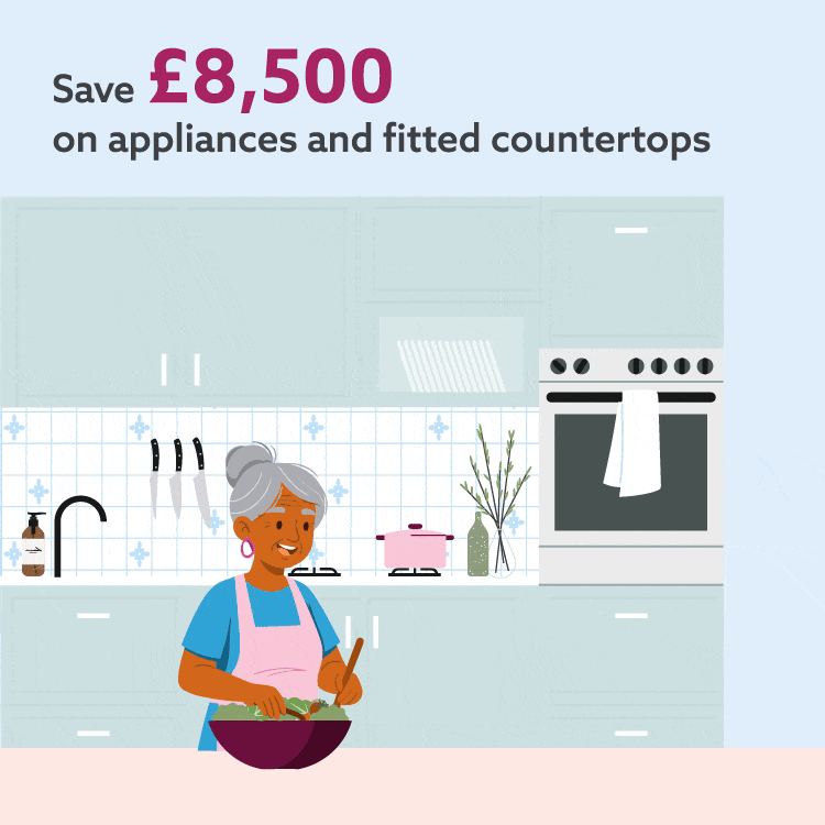 Save £8,500 on appliances and fitted countertops