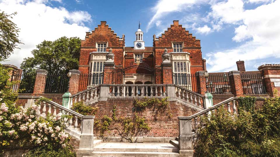 a building with a clock tower