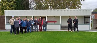 Middlewich bowling club after
