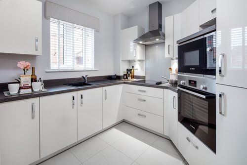 Stone Court retirement properties for sale rent kitchen