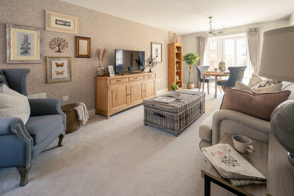 Stone Court retirement properties for sale rent living room