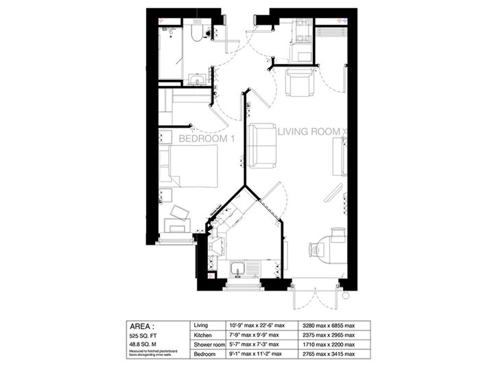 1Bed Retirement Apartment Brough Property 11 Fairway View