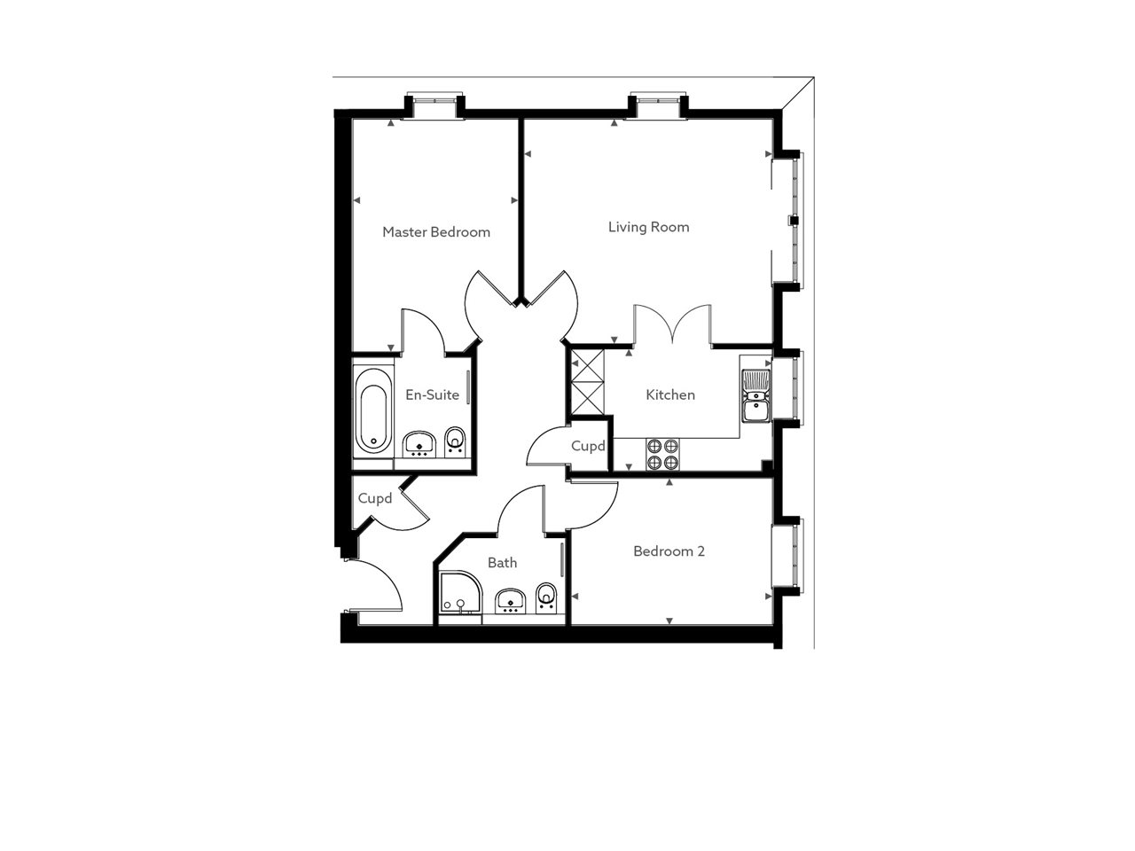 2Bed Retirement Apartment Great Missenden Property 27 The Cloisters McCarthy Stone