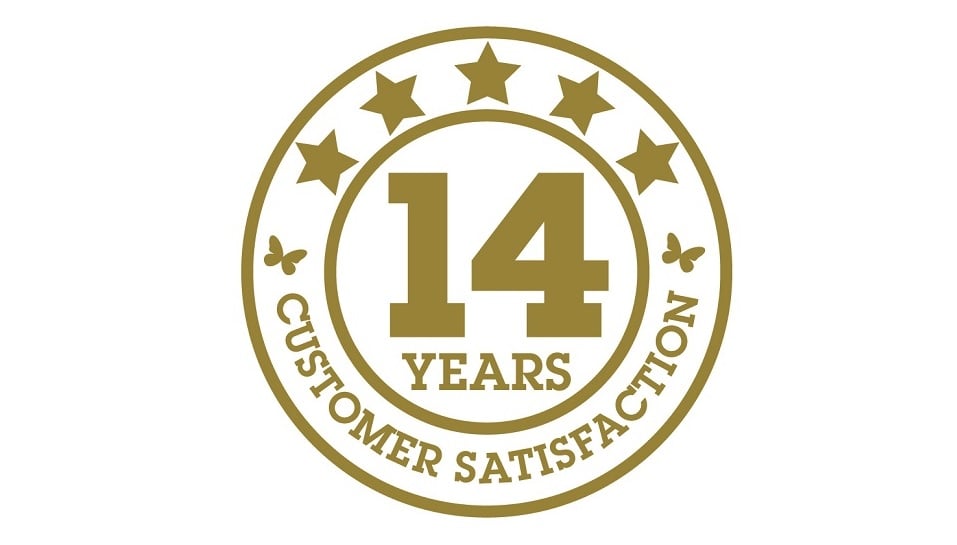14 years customer satisfaction