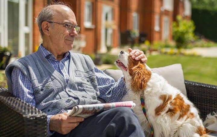 Man and his dog