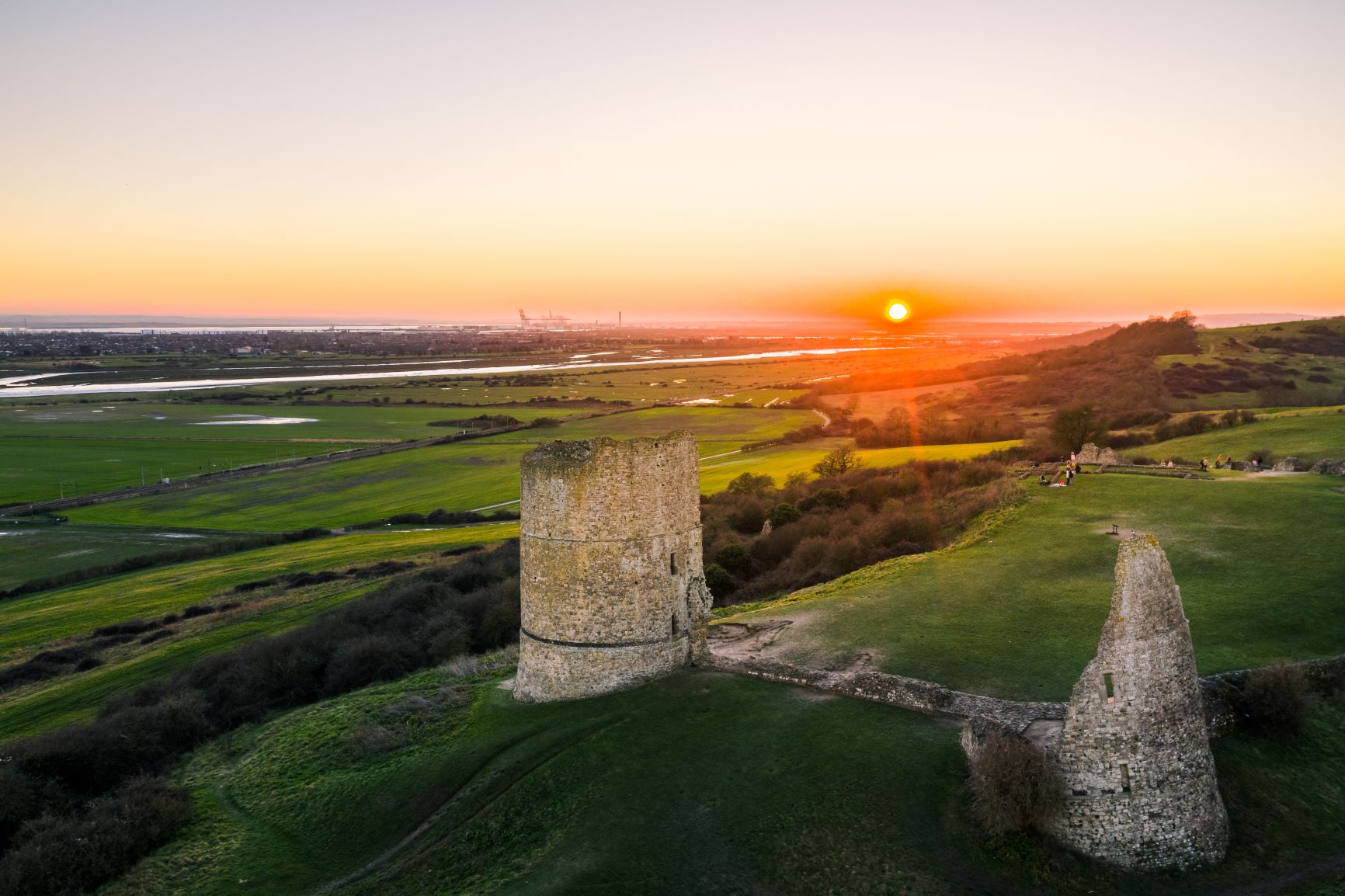 Hadleigh castle close to our retirement homes in Essex