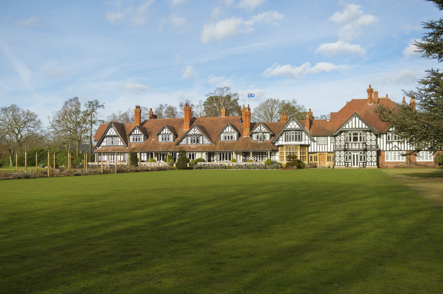 Exterior of The Golf Hotel in Woodhall Spa