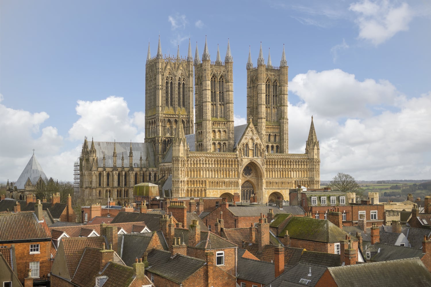 The stunning cathedral in nearby Lincoln 