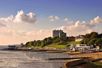 Three Shells Beach in Southend on Sea, Essex