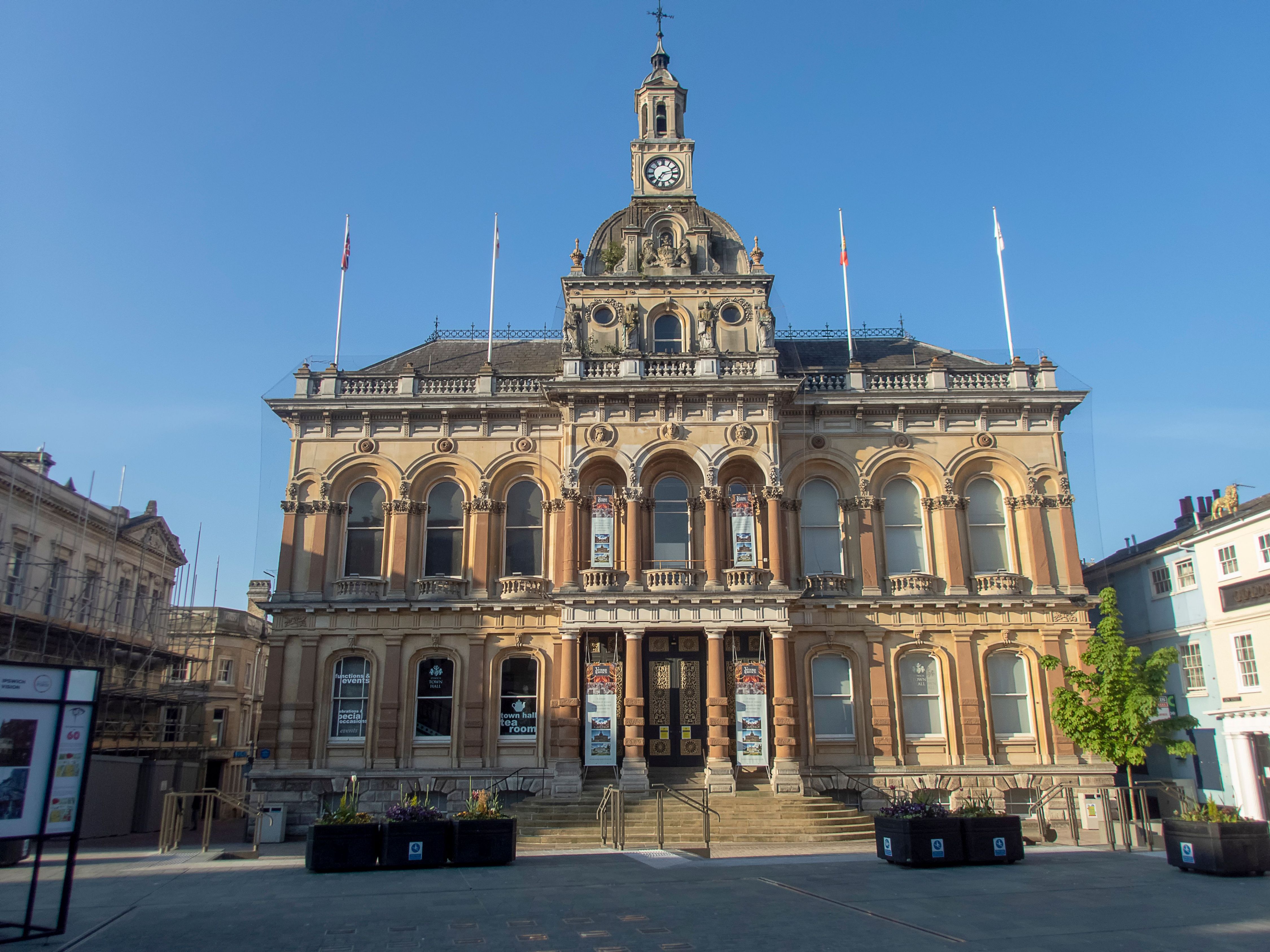 The Town Hall in Ipswich, UK