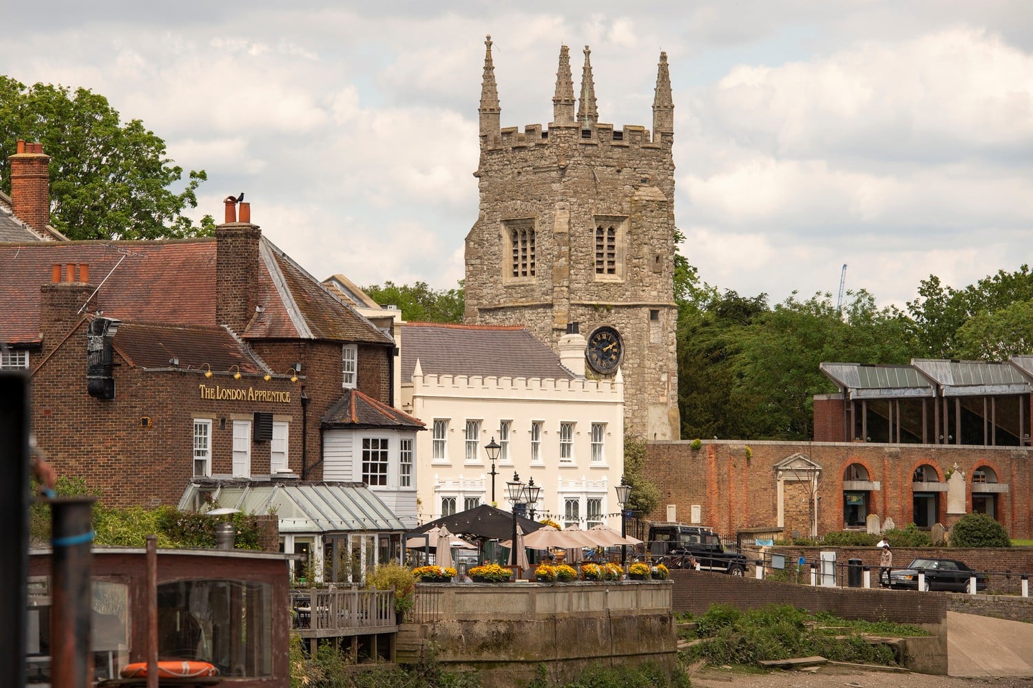 Historic buildings in the local area of Isleworth, Greater London.
