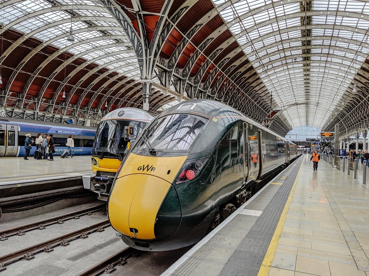 Trains at Piccadilly Station