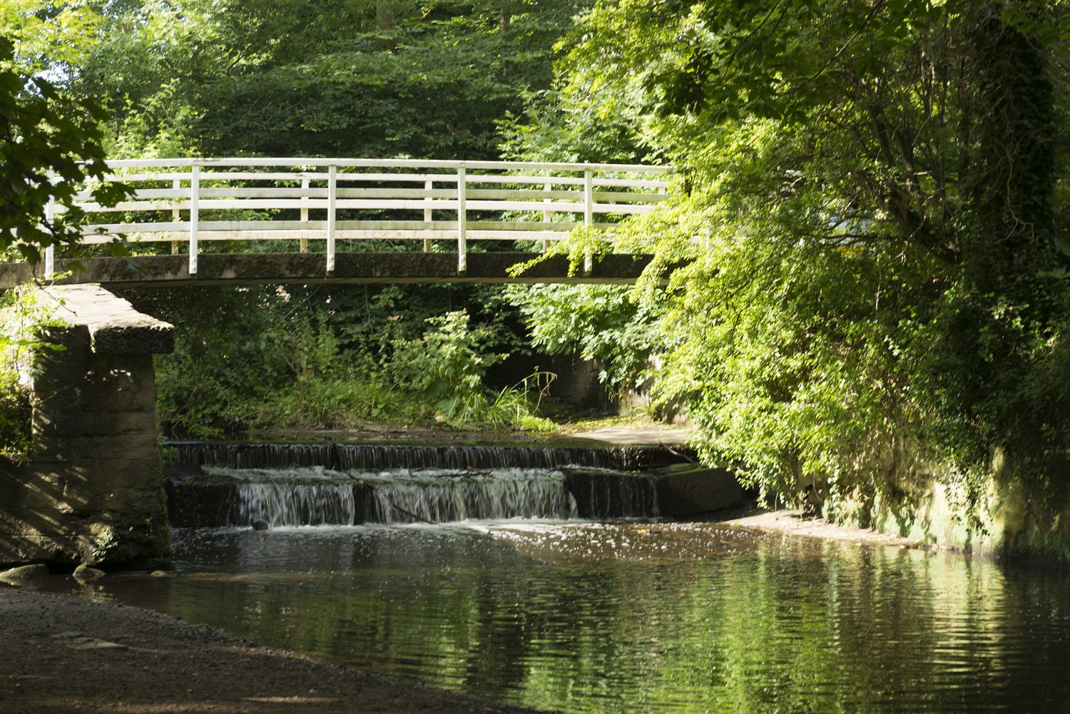 A bridge over a river in Gosforth, Newcastle-upon-Tyne