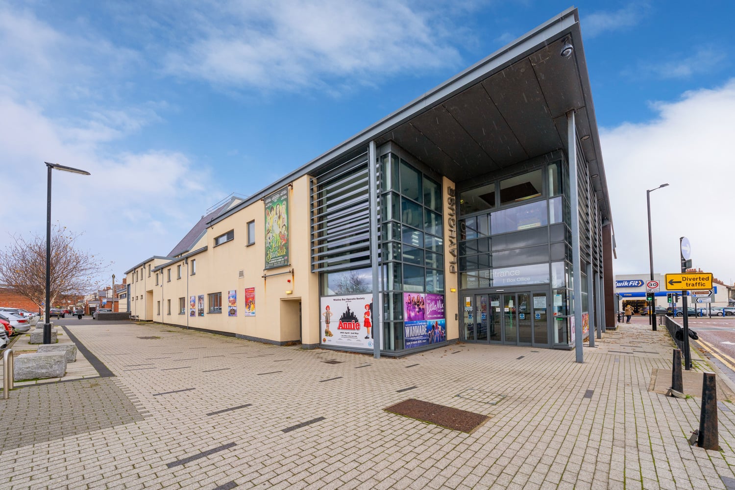 Exterior of Playhouse Theatre in Whitley Bay.