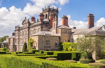 Biddulph Grange on a summers day, Congleton, Cheshire, UK.