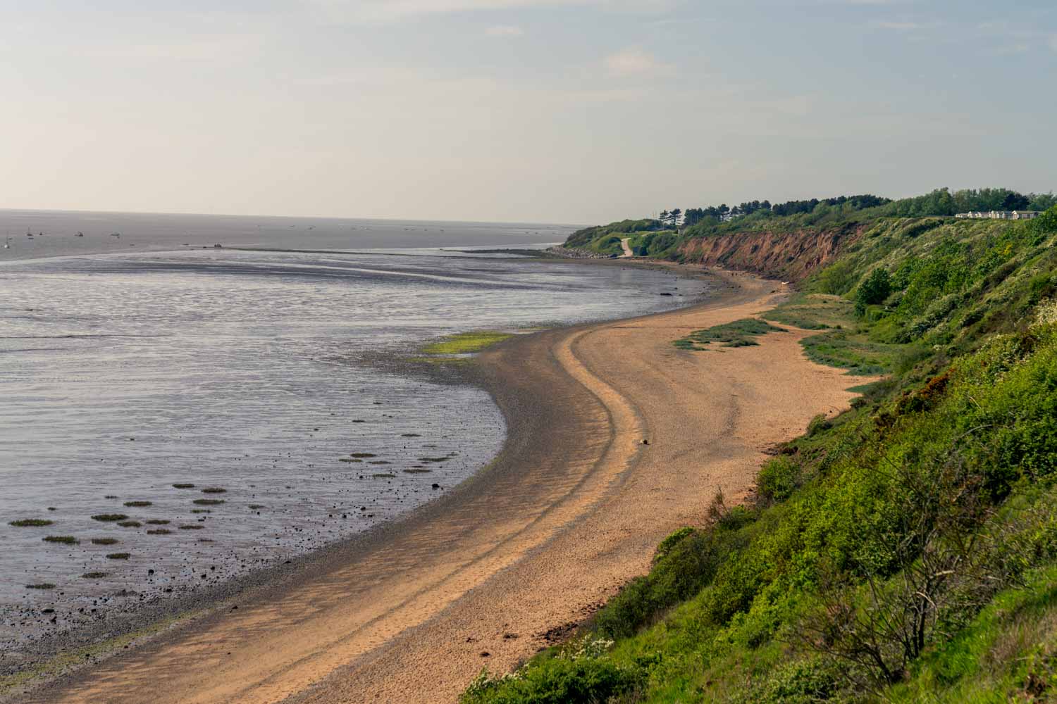View of Thurstaston Beach from Wirral Country Park.