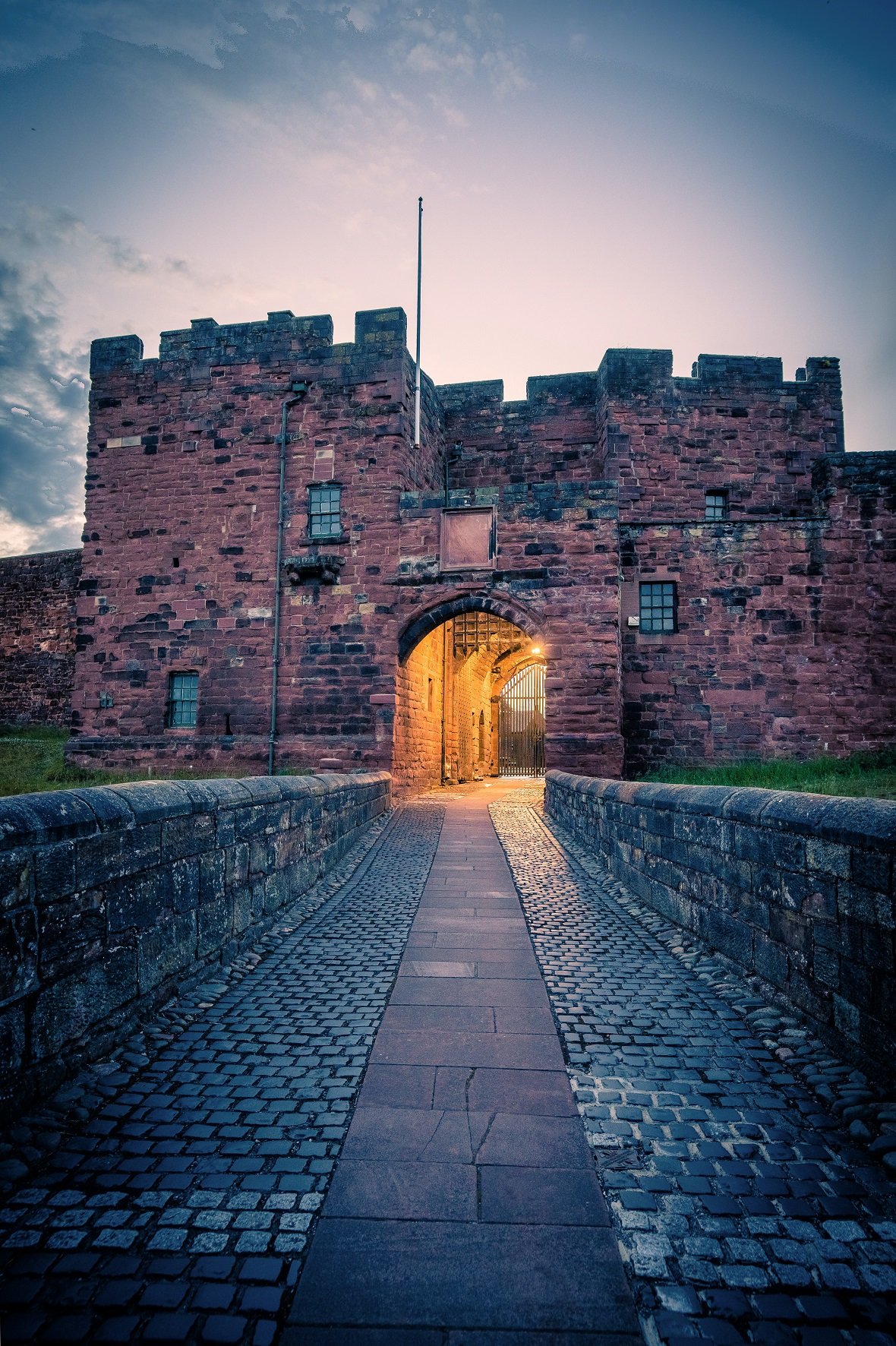 Carlisle castle drawbridge