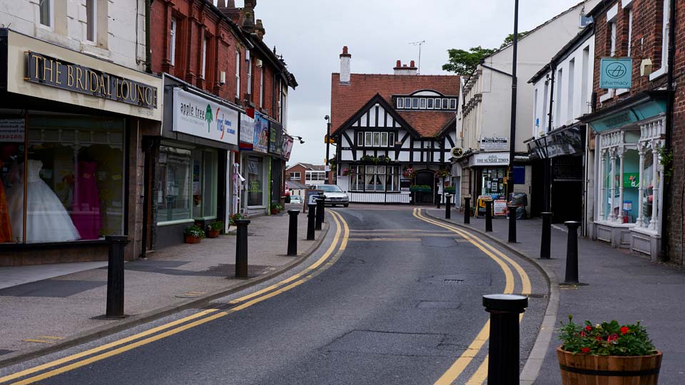 a street with buildings on both sides