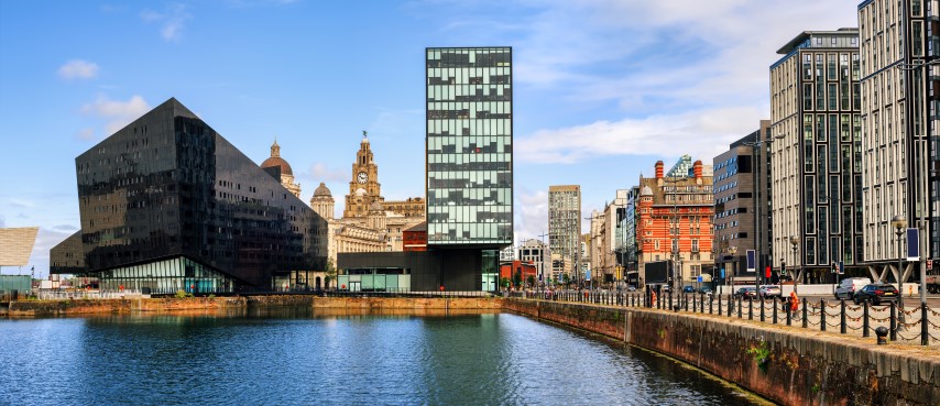 Liverpool docks Merseyside