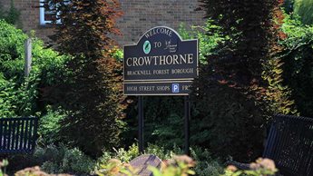 a sign on a gate