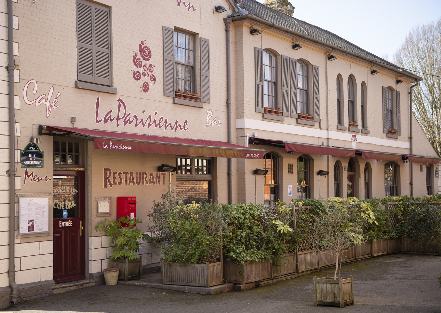 A restaurant in Romsey town centre