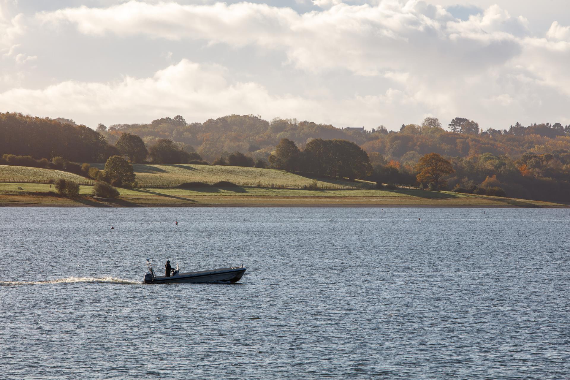 a boat on the water