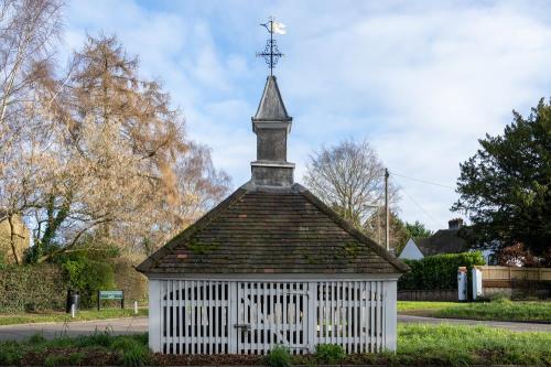 a church with a cross on top
