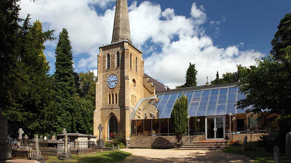 a building with a clock tower