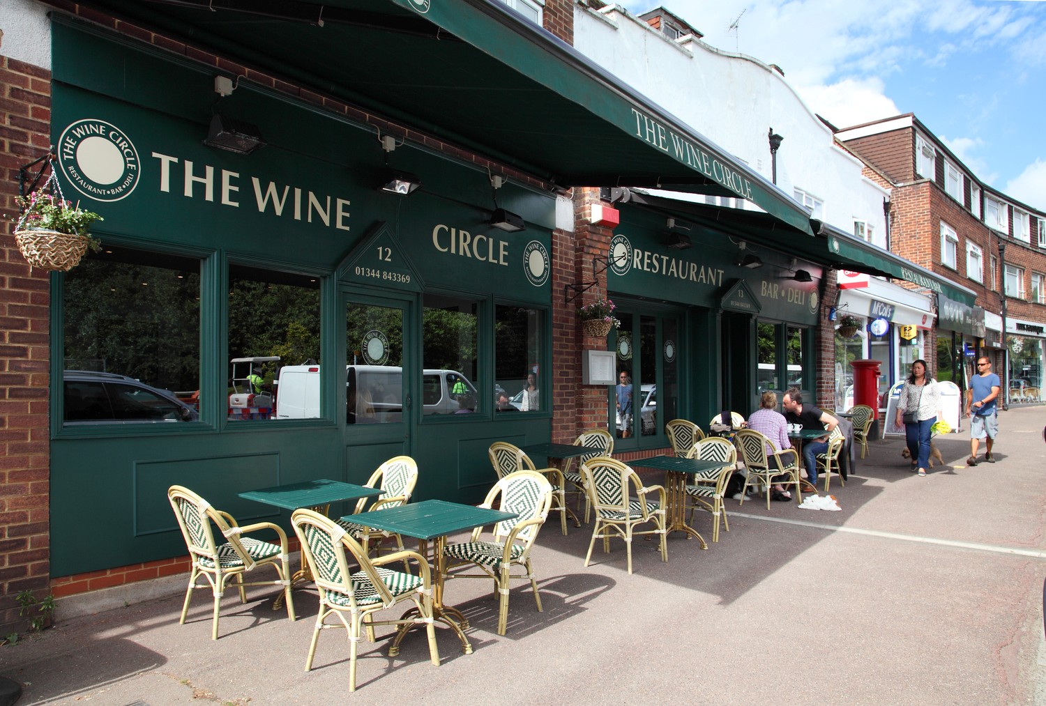 An image of a restaurant in Virginia Water.