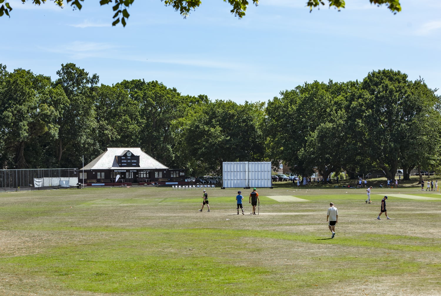 The century old Weybridge Cricket Club.