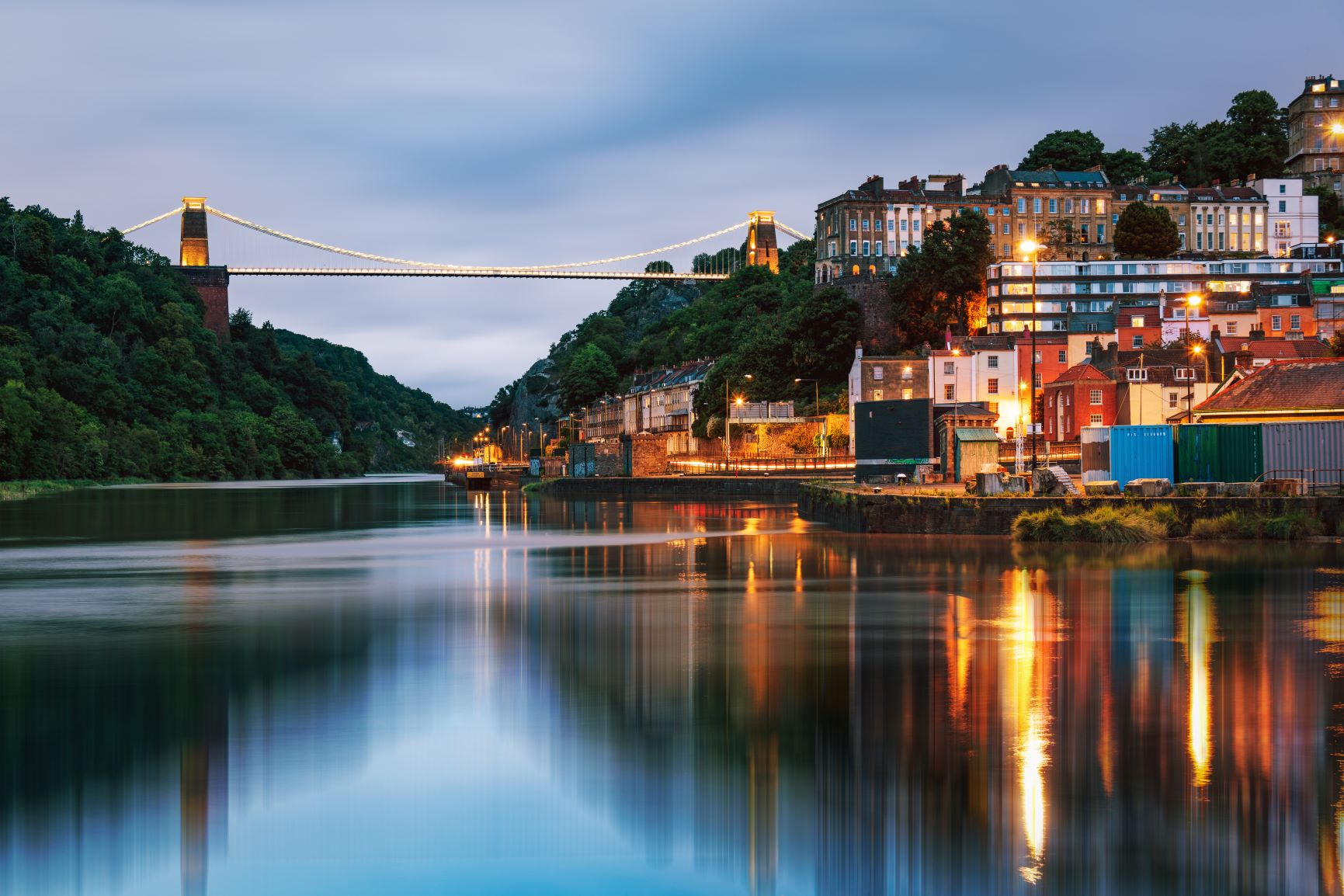 Retire to Bristol view of suspension bridge
