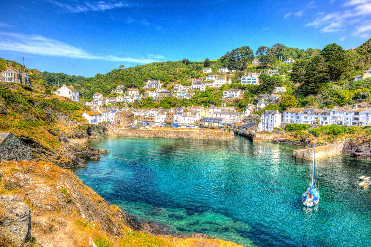 Polperro Harbour in Cornwall