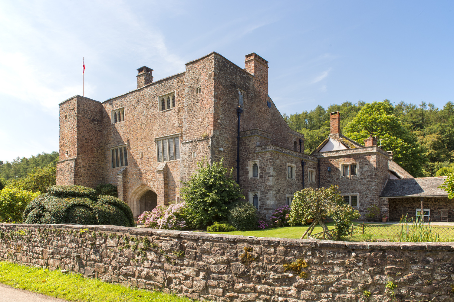 Exterior view of Bickleigh Castle.