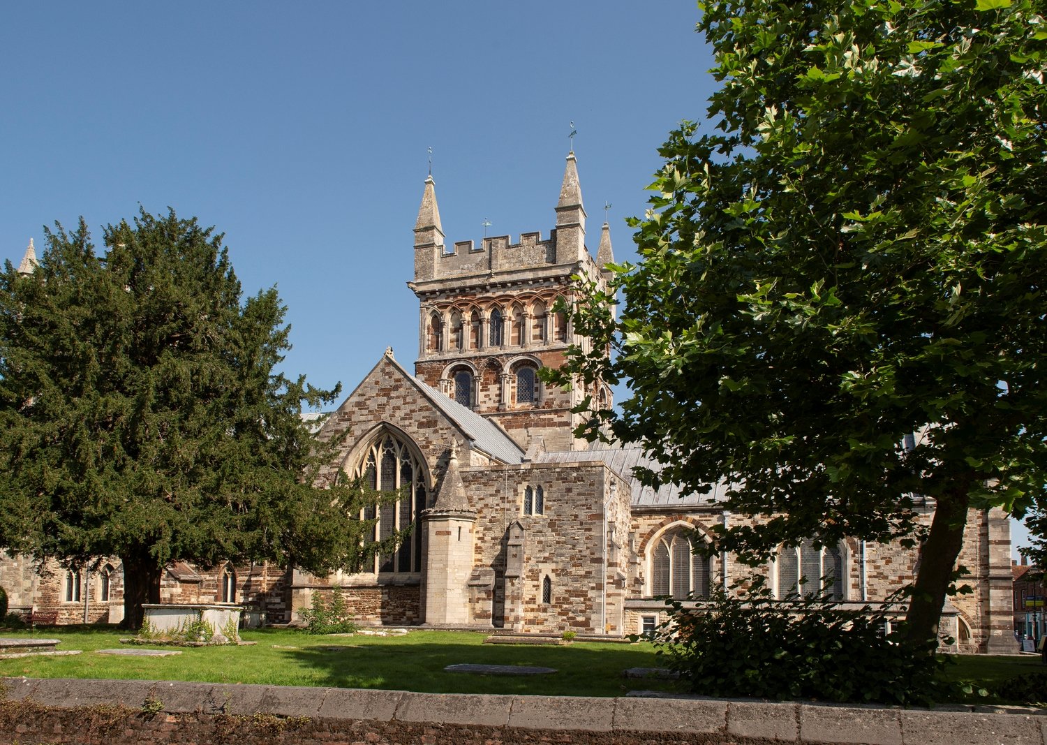 Church of St Cuthburga in Wimborne Minster, Dorset.