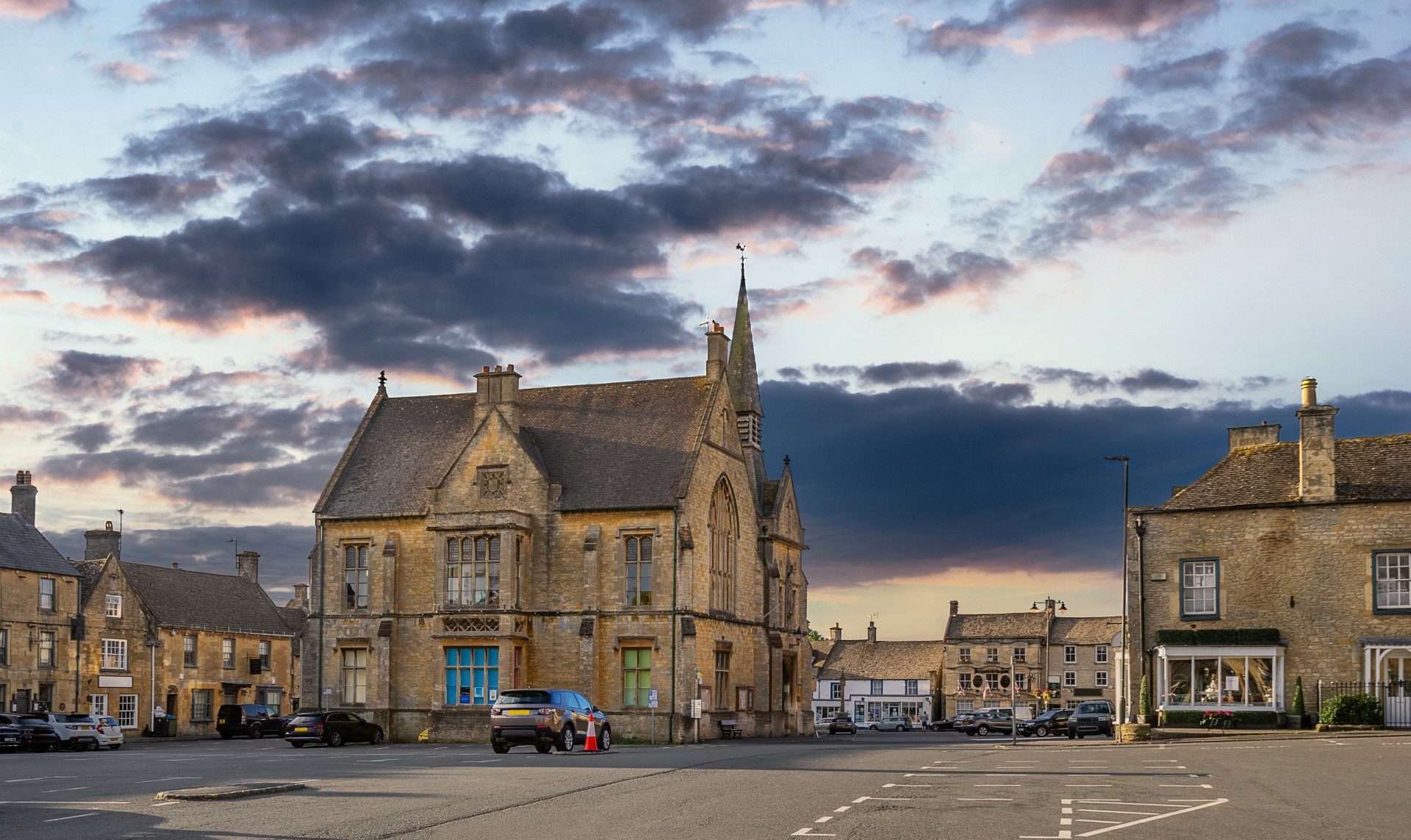 St. Edwards Hall in the centre of Stow-on-the-Wold.