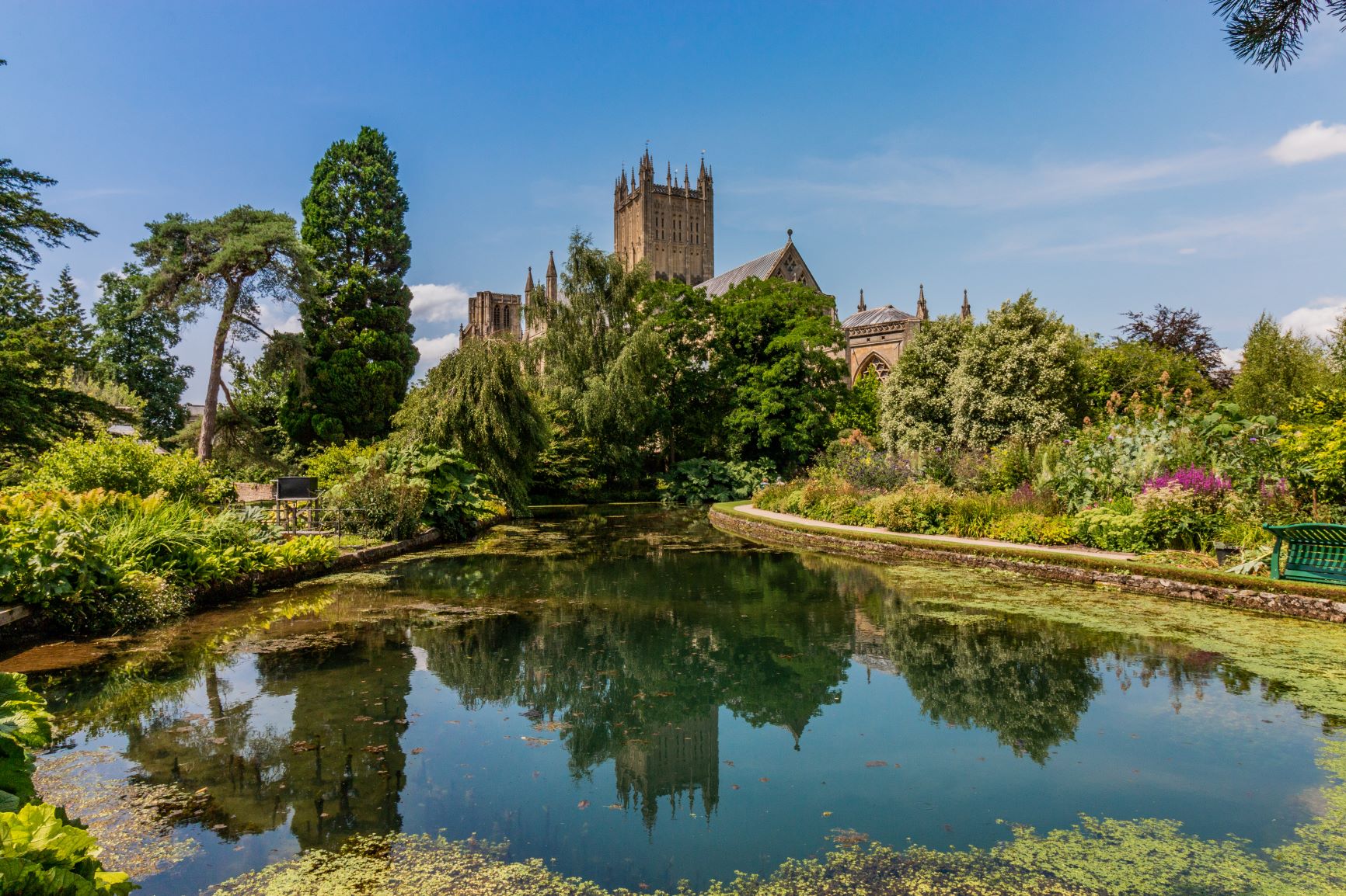 Wells cathedral in Somerset