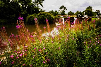 Hatton Locks grand union canal Warwickshire,
