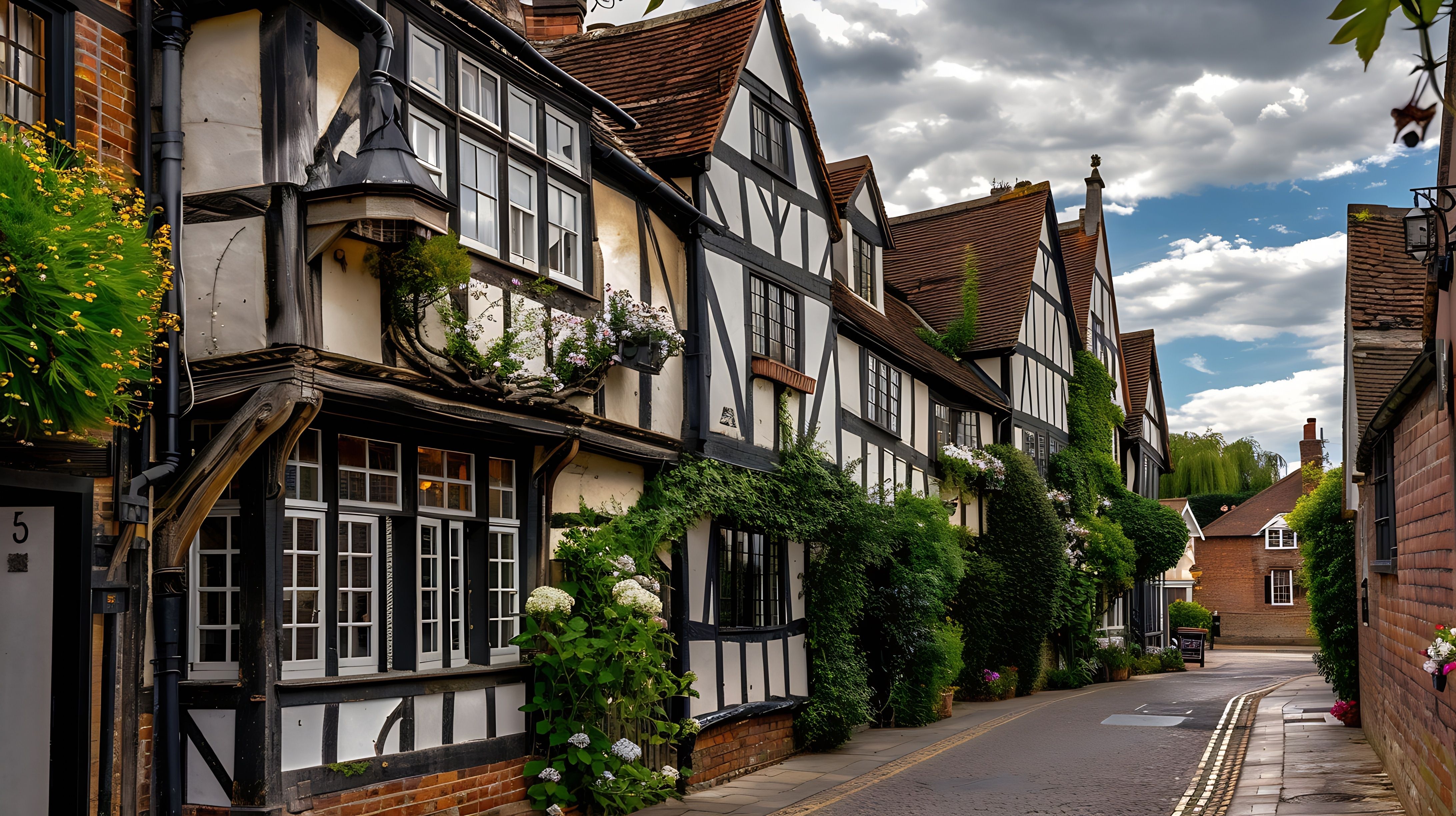 Half timbered house in Stratford Upon Avon