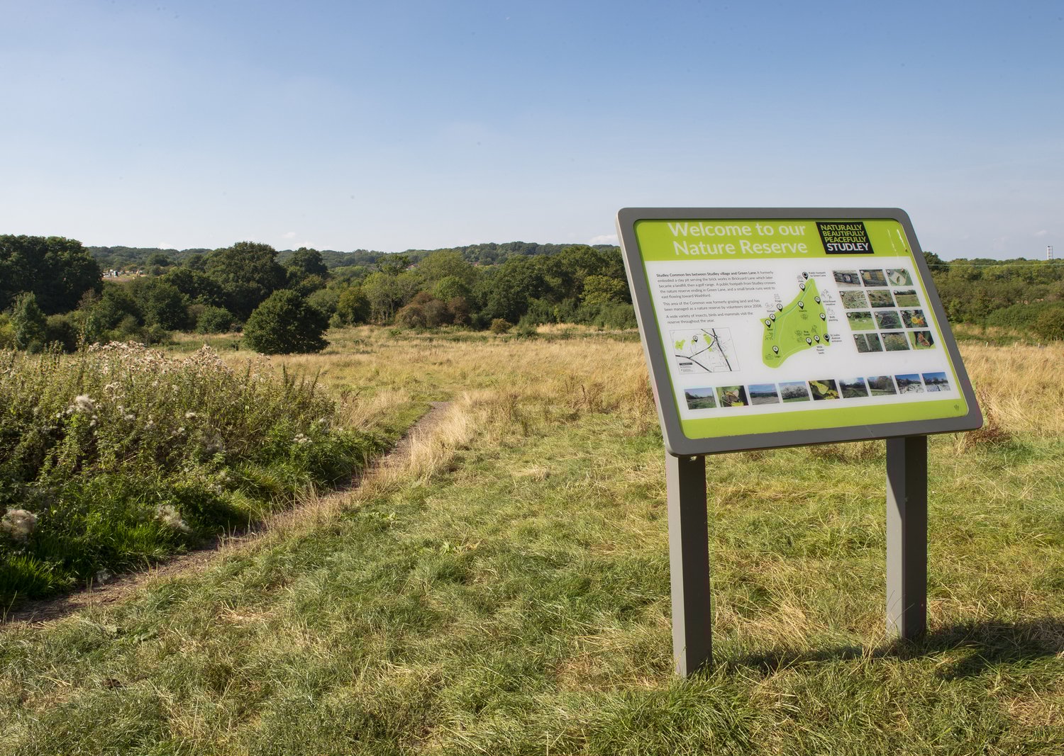 The nature reserve in Studley, Warwickshire.