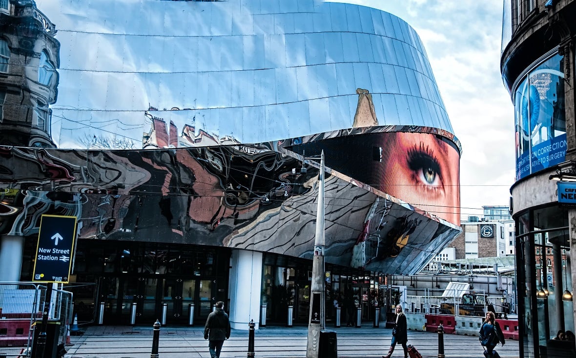 The Bullring in Birmingham