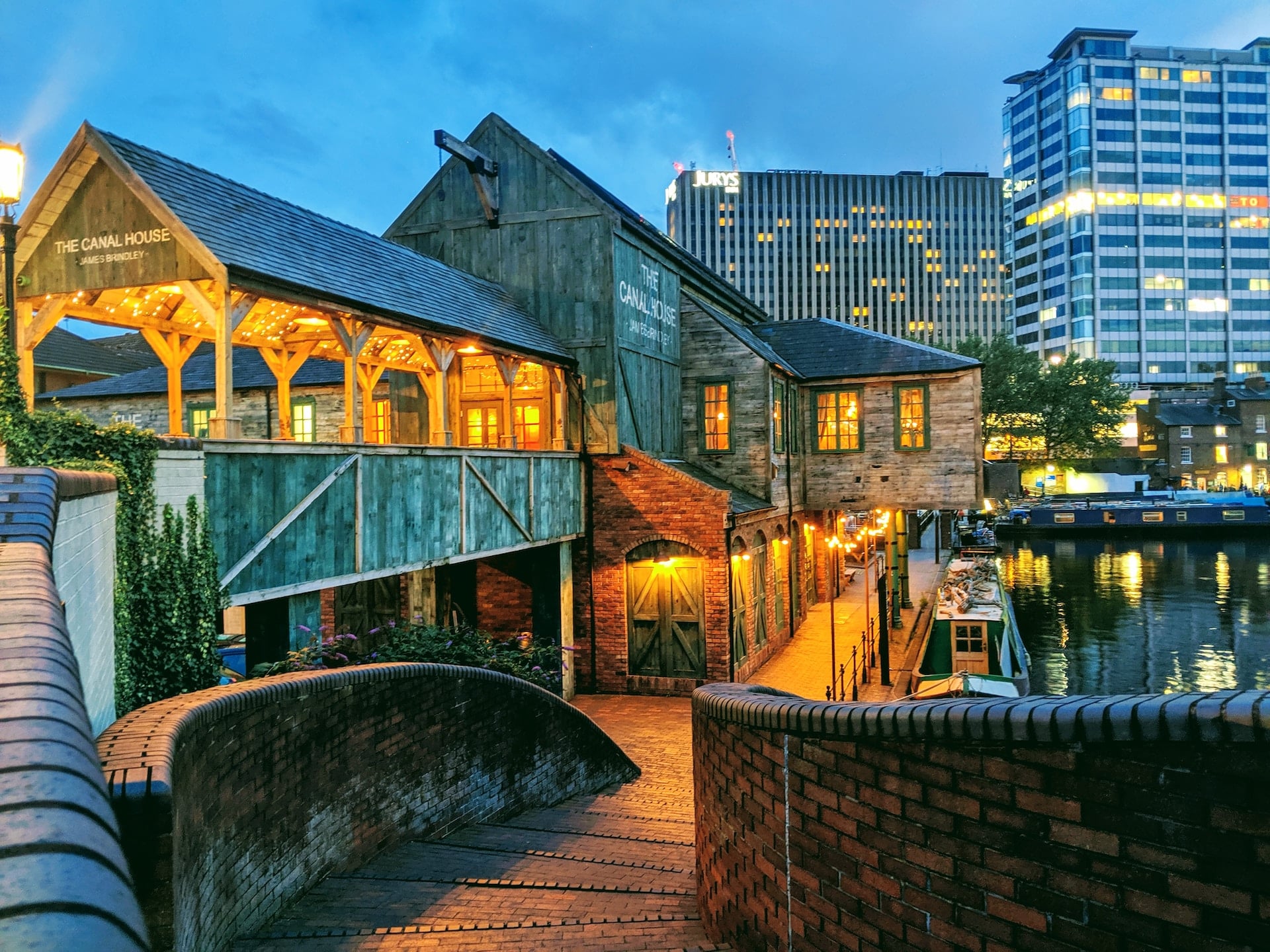 A waterway in Birmingham