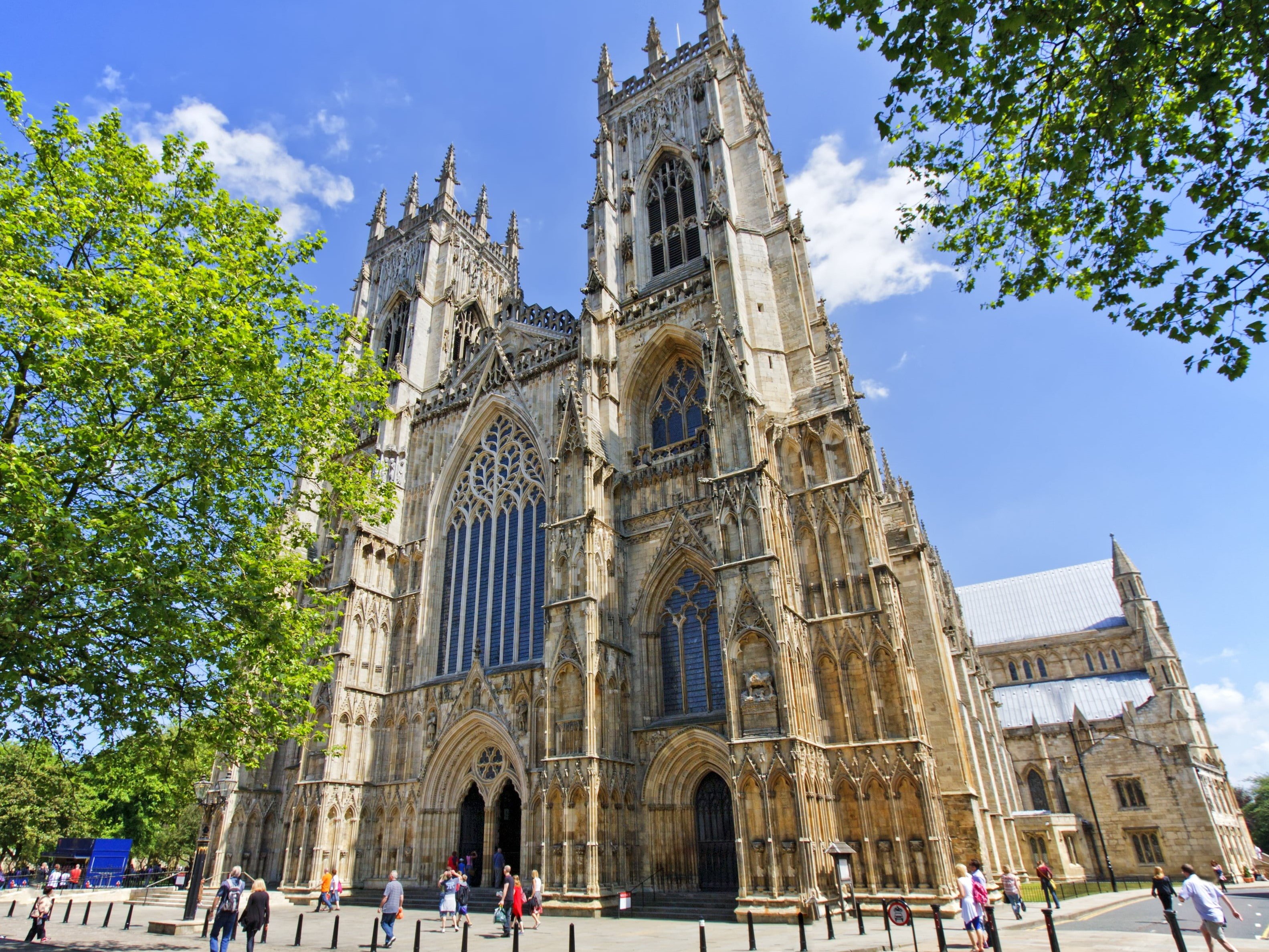 a large stone church