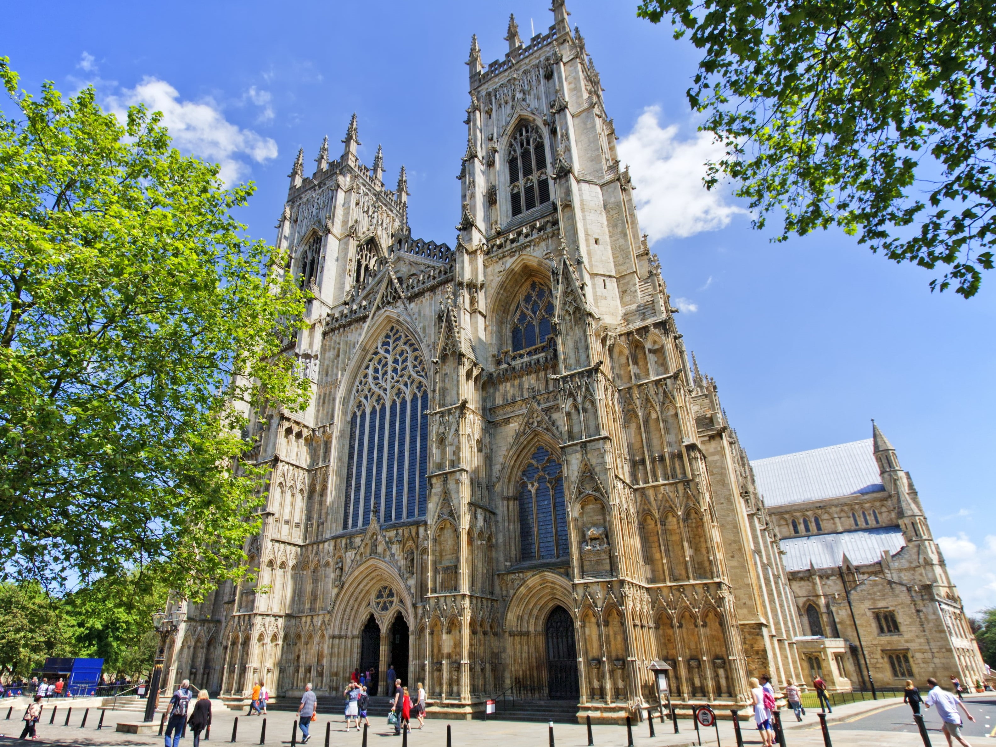 a large stone church