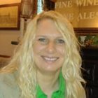 a woman with blonde hair