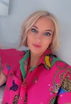 a woman with blonde hair