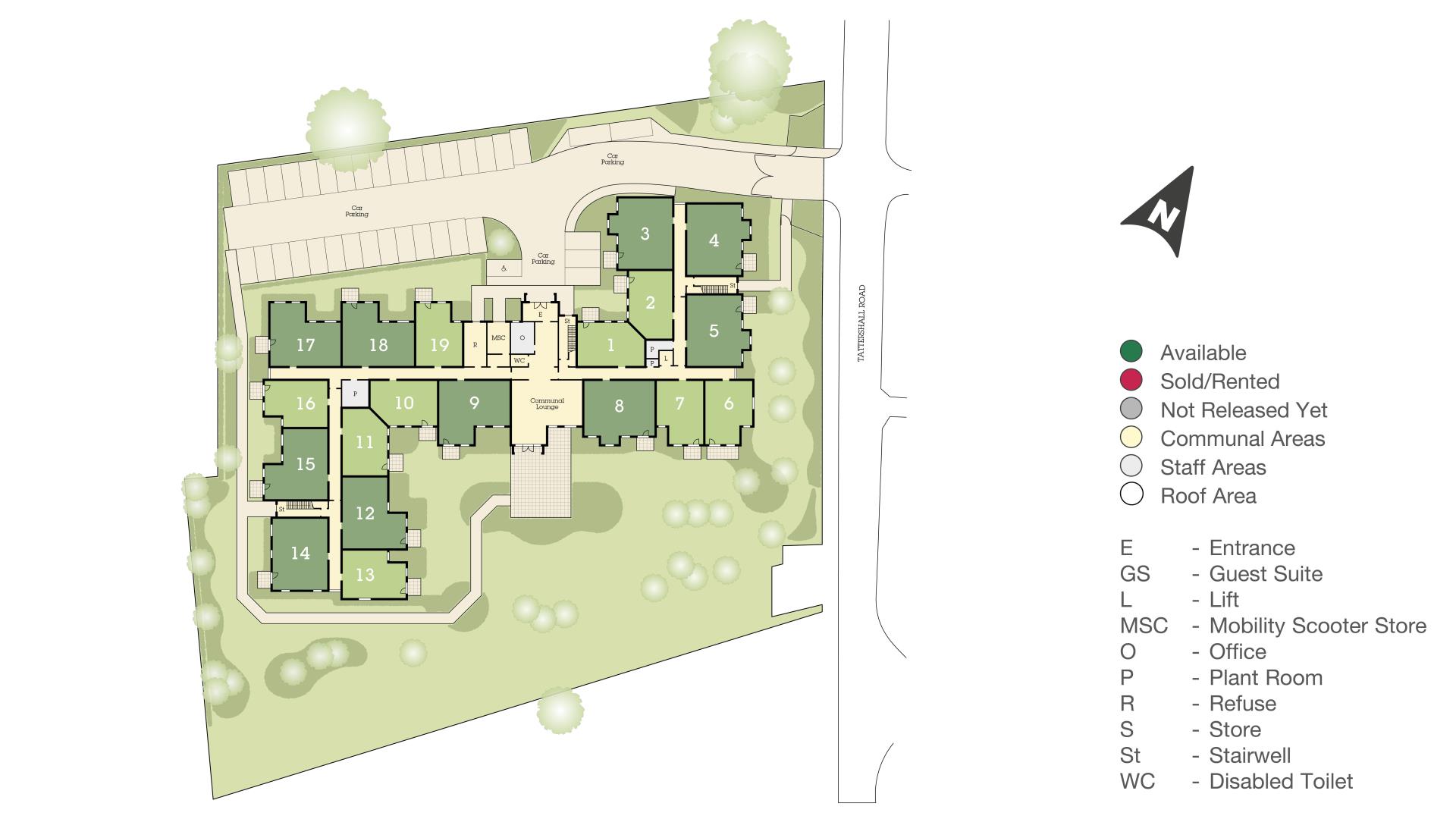 Retirement homes in Woodhall Spa Gibson Court McCarthy Stone