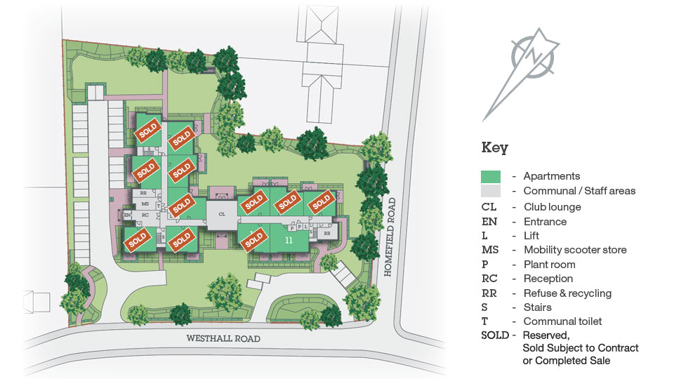 Retirement homes in Warlingham Langton House McCarthy Stone
